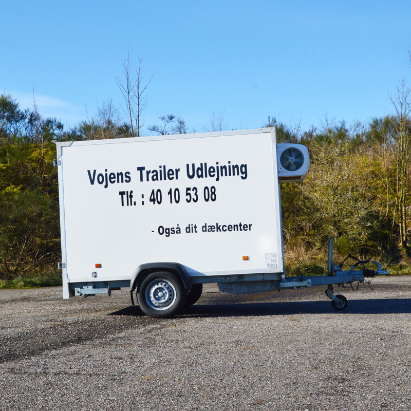 Køle trailer fra Vojens trailer udlejning - Lej den her